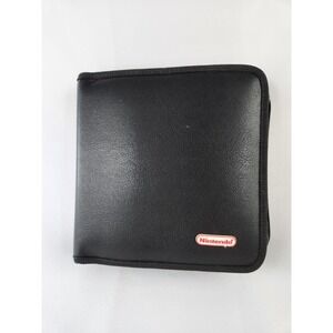 Vintage Nintendo GBA Game Boy GAMEBOY Advance 32 Case Folder Binder Black Rare